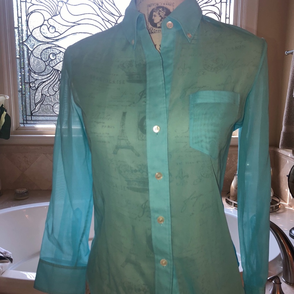 Theory sheet linen blouse